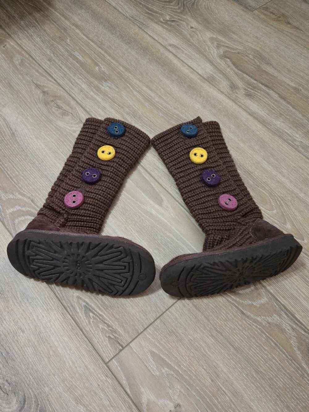 UGG Candy Knit Tall Boots, 10 Toddler